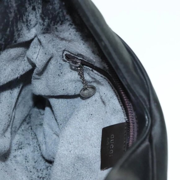 GUCCI Tote Bag Nylon Black Auth ti2101 - Picture 5 of 16